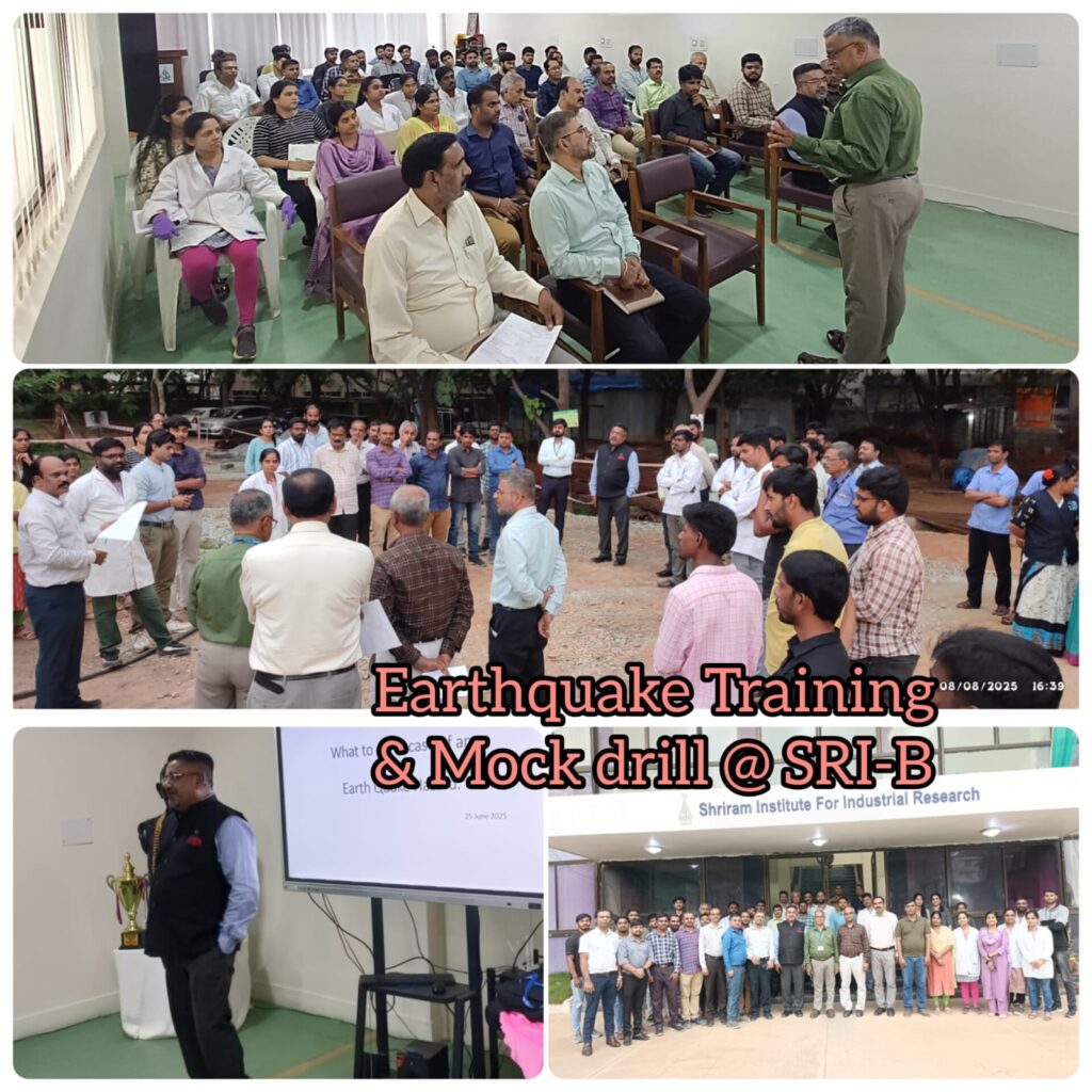 Earthquake Training & Mock dril 08-08-2025